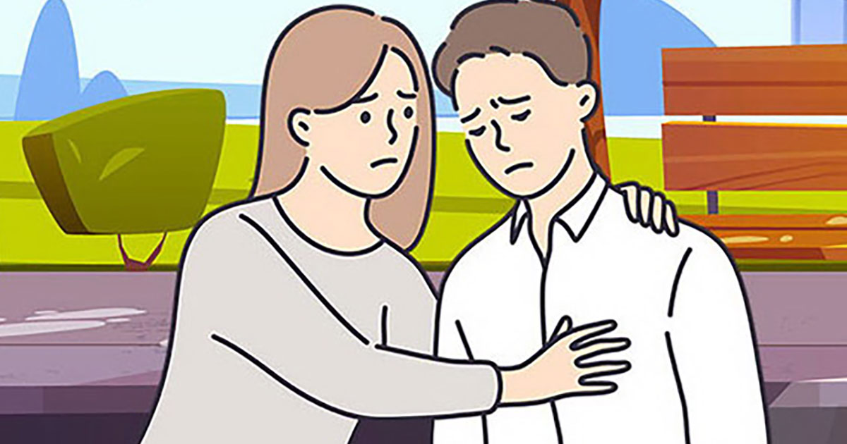 Cómo ayudar a una persona con ansiedad Imagen que ilustra cómo apoyar a una persona que sufre de ansiedad.