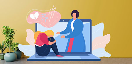 Terapia psicológica en línea disponible en todo Chile. Fotografía representando la terapia psicológica en línea, accesible desde cualquier lugar de Chile.