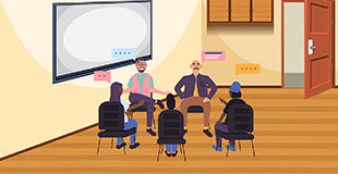 Coterapia, un enfoque colaborativo Imagen de dos especialistas trabajando juntos en la coterapia, un enfoque eficaz para resolver conflictos del paciente