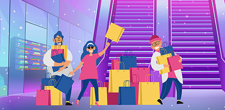 Descontrol de impulsos: compras en exceso Irse de shopping, comprar en exceso es un tipo de descontrol de impulsos