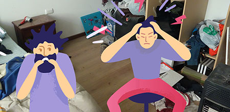 La acumulación de objetos es uno de los comportamientos caracteristicos de Diógenes