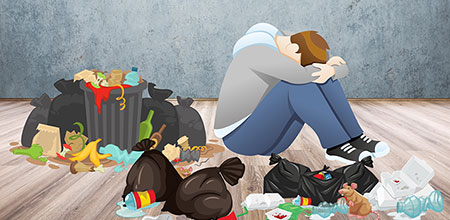 El impacto del síndrome de acumulación compulsiva Los pacientes con acumulación compulsiva no la ven como una enfermedad